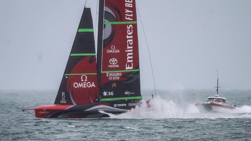 Te Rehutai, Emirates Team New Zealand - November 24, 2020 - Waitemata Harbour - America's Cup 36 photo copyright Richard Gladwell / Sail-World.com taken at Royal New Zealand Yacht Squadron and featuring the AC75 class