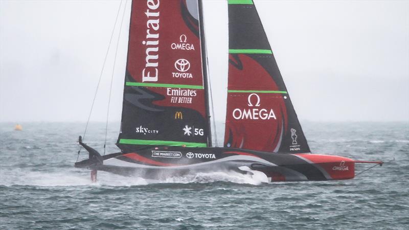 Te Rehutai, Emirates Team New Zealand - November 24, 2020 - Waitemata Harbour - America's Cup 36 photo copyright Richard Gladwell / Sail-World.com taken at Royal New Zealand Yacht Squadron and featuring the AC75 class