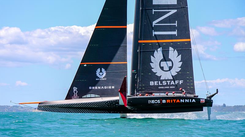 INEOS Team UK - Waitemata Harbour - November 20, 2020 - 36th America's Cup photo copyright Richard Gladwell / Sail-World.com taken at Royal New Zealand Yacht Squadron and featuring the AC75 class