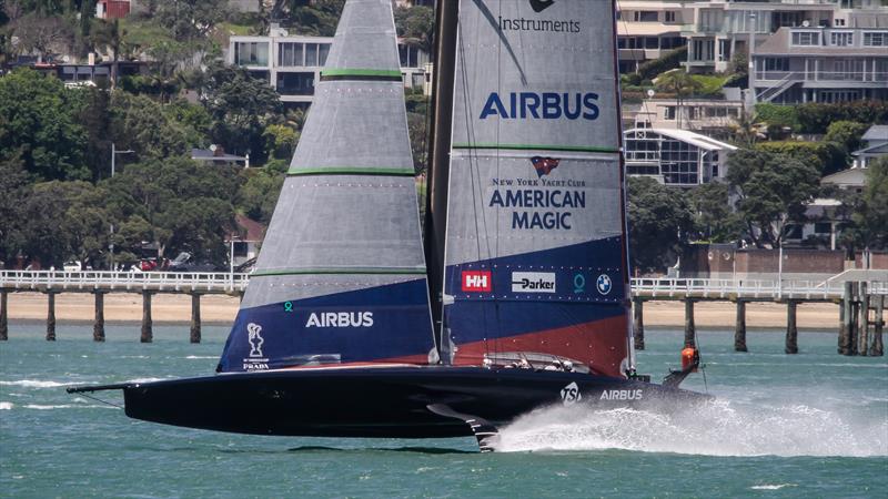 American Magic - Waitemata Harbour - November 12, 2020 - 36th America's Cup photo copyright Richard Gladwell / Sail-World.com taken at Royal New Zealand Yacht Squadron and featuring the AC75 class