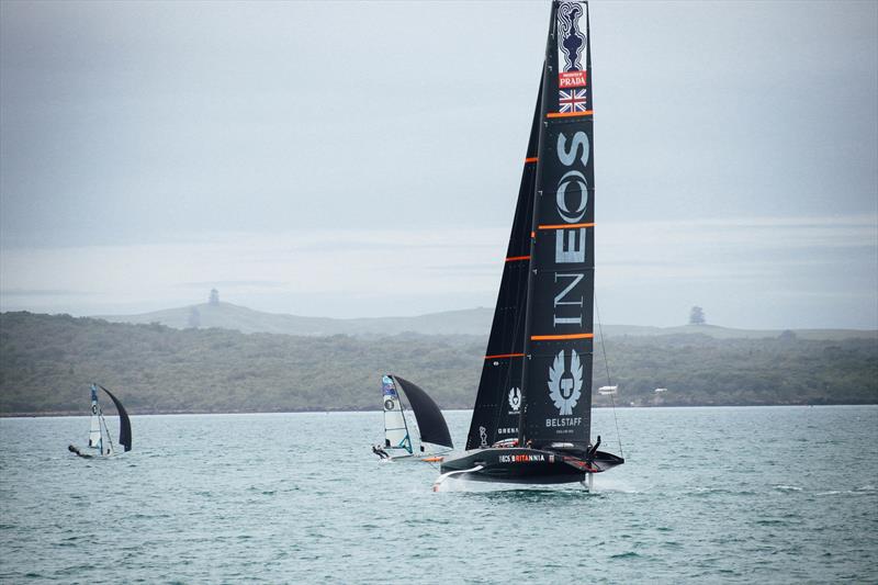 INEOS Team UK - AC75 - training Waitemata Harbour, November 30, 2020 - 36th America's Cup - photo © Craig Butland