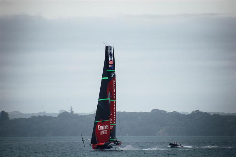 Emirates Team NZ - AC75 - training Waitemata Harbour, November 30, 2020 - 36th America's Cup - photo © Craig Butland