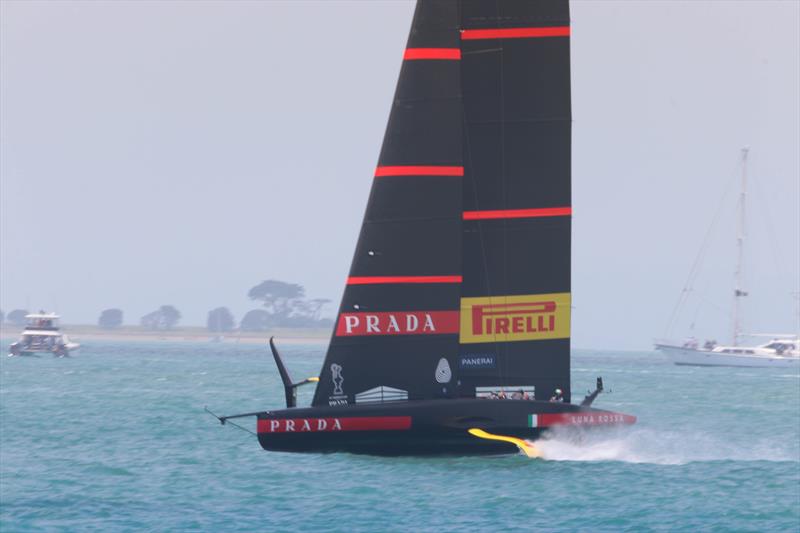 Luna Rossa - America's Cup World Series - Day 2 - Waitemata Harbour - December 18, 2020 - 36th Americas Cup presented by Prada photo copyright Craig Butland taken at Wakatere Boating Club and featuring the AC75 class