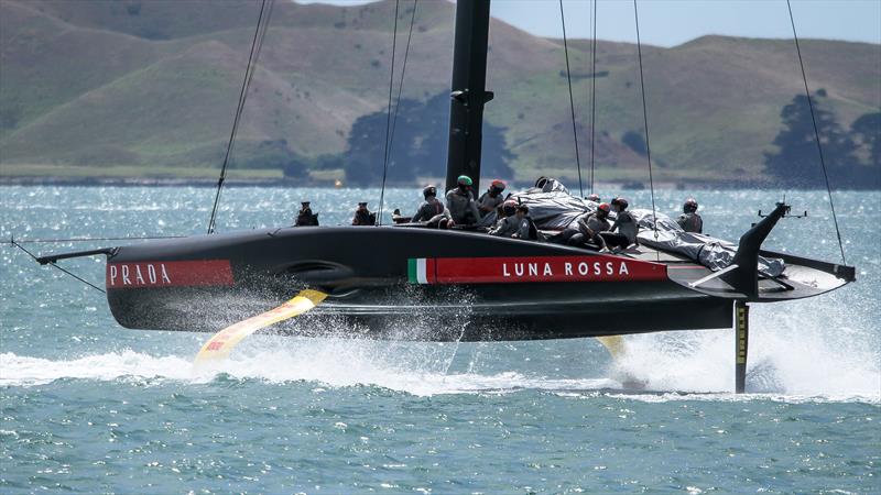 INEOS Team UK - December 30, 2020 - Waitemata Harbour - Auckland - 36th America's Cup photo copyright Richard Gladwell / Sail-World.com taken at Circolo della Vela Sicilia and featuring the AC75 class