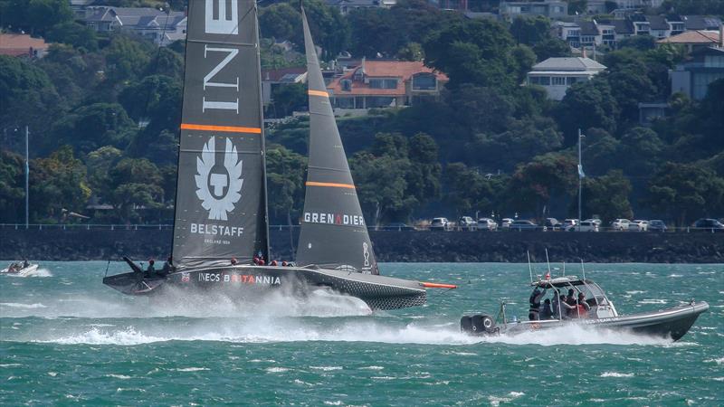 INEOS Team UK - December 30, 2020 - Waitemata Harbour - Auckland - 36th America's Cup - photo © Richard Gladwell / Sail-World.com