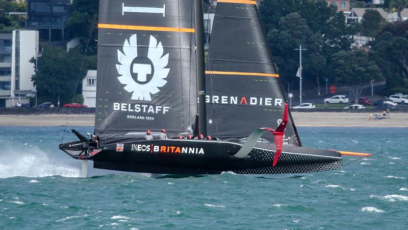 INEOS Team UK - December 30, 2020 - Waitemata Harbour - Auckland - 36th America's Cup photo copyright Richard Gladwell / Sail-World.com taken at Royal Yacht Squadron and featuring the AC75 class