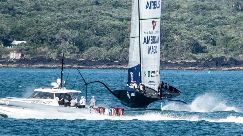 American Magic  - Auckland - January 5, 2021 - 36 America's Cup photo copyright Richard Gladwell / Sail-World.com taken at Royal New Zealand Yacht Squadron and featuring the AC75 class