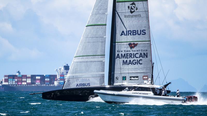 American Magic - January 5, 2020 - Hauraki Gulf - America's Cup 36 photo copyright Richard Gladwell / Sail-World.com taken at Royal New Zealand Yacht Squadron and featuring the AC75 class
