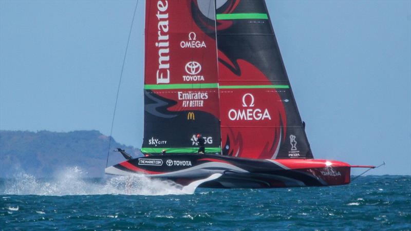 Emirates Team New Zealand - January 5, 2020 - Hauraki Gulf - America's Cup 36 photo copyright Richard Gladwell / Sail-World.com taken at Royal New Zealand Yacht Squadron and featuring the AC75 class