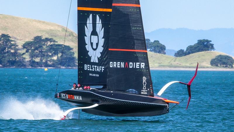 INEOS Team UK 'Britannia II' - Waitemata Harbour - January 6, 2021 - Prada Cup - photo © Richard Gladwell / Sail-World.com