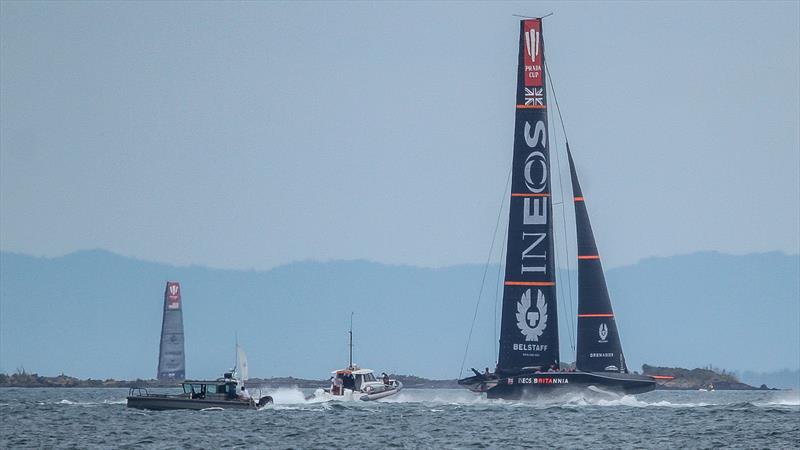 INEOS Team UK  - Waitemata Harbour - January 6, 2021 - 36th America's Cup - photo © Richard Gladwell / Sail-World.com