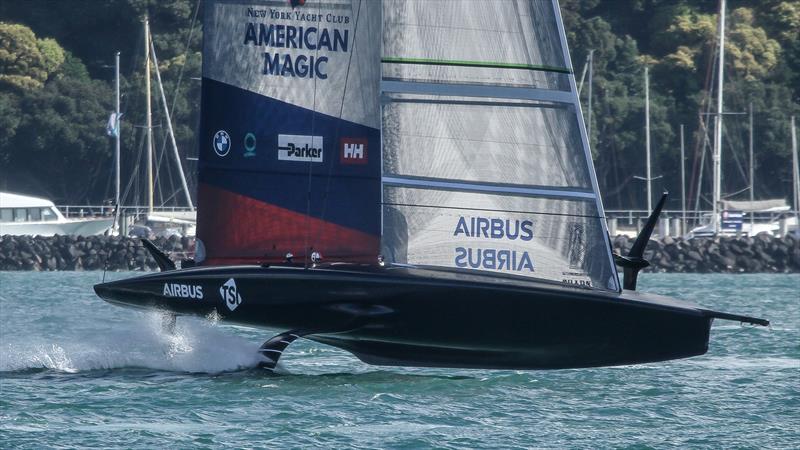 American Magic  - Waitemata Harbour - January 8, 2021 - 36th America's Cup photo copyright Richard Gladwell / Sail-World.com taken at New York Yacht Club and featuring the AC75 class