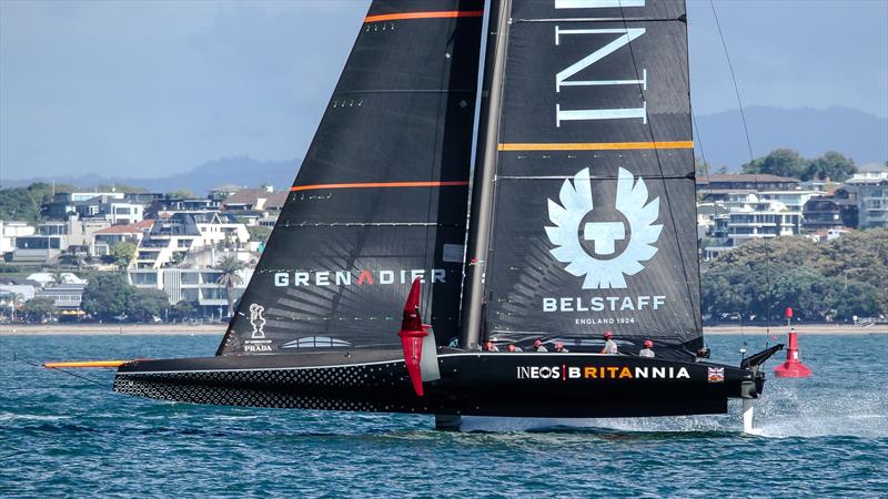 INEOS Team UK  - Waitemata Harbour - January 8, 2021 - 36th America's Cup - photo © Richard Gladwell / Sail-World.com