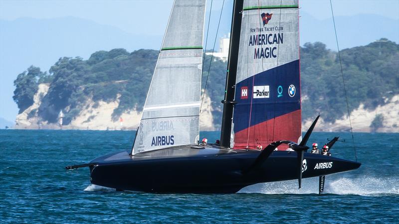 American Magic  - Waitemata Harbour - January 8, 2021 - 36th America's Cup photo copyright Richard Gladwell / Sail-World.com taken at New York Yacht Club and featuring the AC75 class