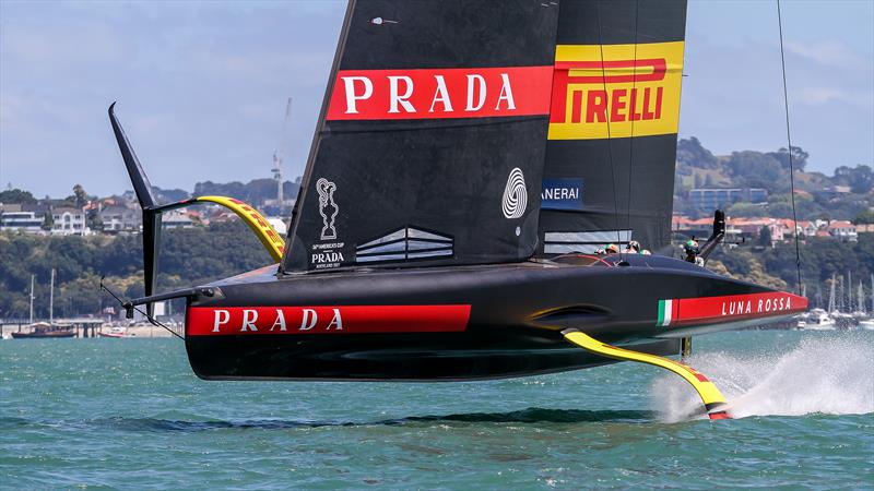 Luna Rossa - Waitemata Harbour - January 15, 2021 - Prada Cup photo copyright Richard Gladwell - Sail-World.com / nz taken at Royal New Zealand Yacht Squadron and featuring the AC75 class