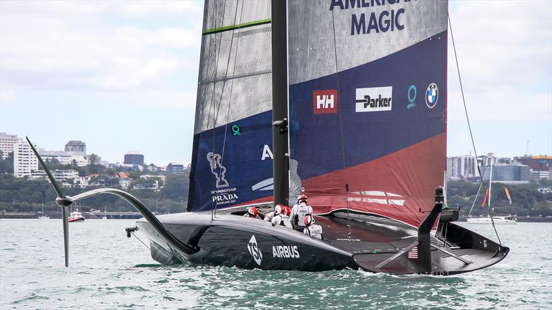 American Magic - Waitemata Harbour - Day 2 - Prada Cup - January 16, 2020 - 36th America's Cup - photo © Richard Gladwell / Sail-World.com