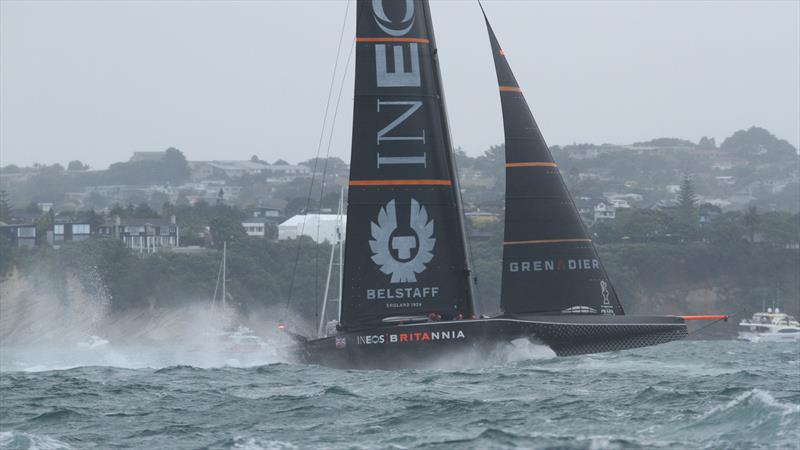 INEOS Team UK - Round Robin 2 - Hauraki Gulf - January 17, 2021- Prada Cup - 36th America's Cup - photo © Richard Gladwell / Sail-World.com