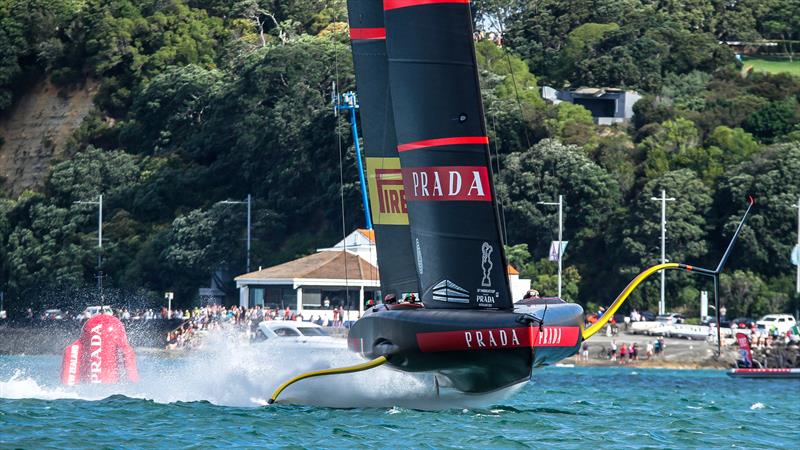 Luna Rossa - Waitemata Harbour - January 23, 2021 - Prada Cup - 36th America's Cup photo copyright Richard Gladwell / Sail-World.com taken at Royal New Zealand Yacht Squadron and featuring the AC75 class