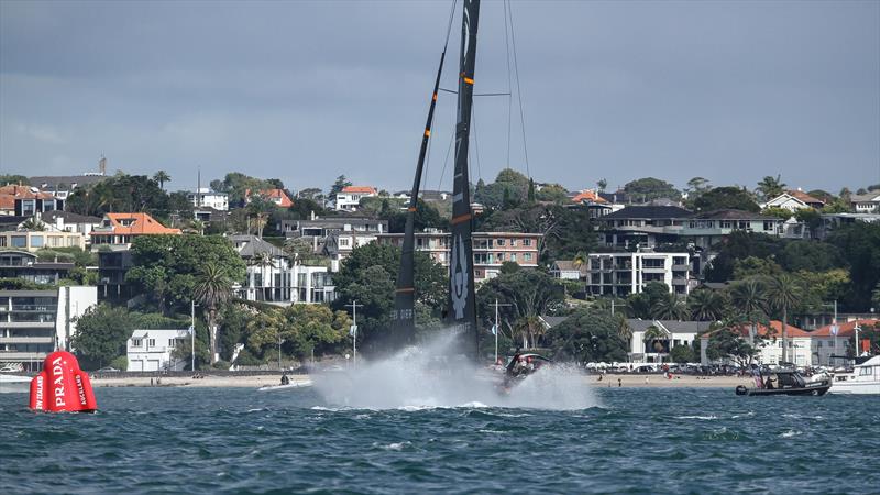 INEOS Team UK - Waitemata Harbour - January 23, 2021 - Prada Cup - 36th America's Cup photo copyright Richard Gladwell / Sail-World.com taken at Royal New Zealand Yacht Squadron and featuring the AC75 class