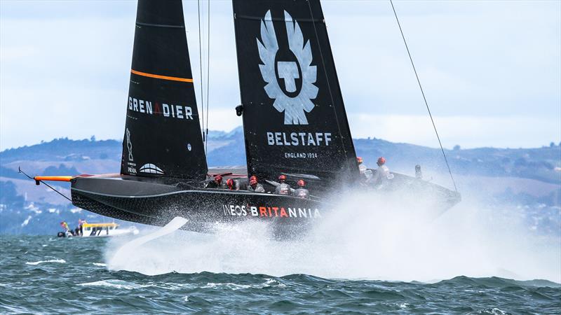 INEOS Team UK - Waitemata Harbour - January 23, 2021 - 36th America's Cup photo copyright Richard Gladwell / Sail-World.com taken at Royal New Zealand Yacht Squadron and featuring the AC75 class