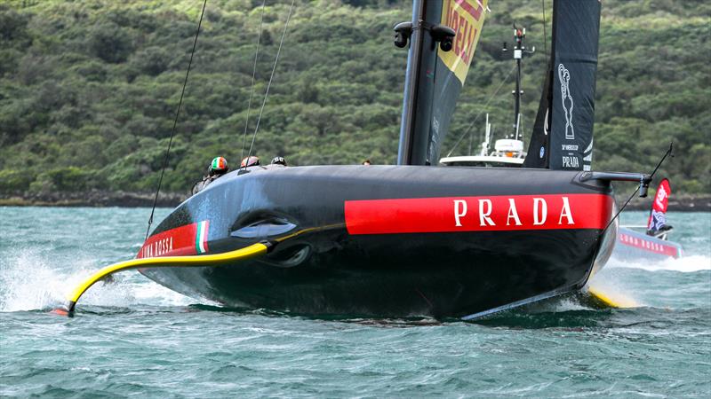 Luna Rossa - Waitemata Harbour - January 23, 2021 - Prada Cup - 36th America's Cup photo copyright Richard Gladwell / Sail-World.com taken at Royal New Zealand Yacht Squadron and featuring the AC75 class