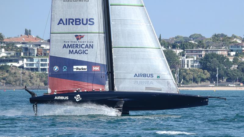 American Magic - Patriot - Waitemata Harbour - January 27, 2021 - 36th America's Cup photo copyright Richard Gladwell / Sail-World.com taken at New York Yacht Club and featuring the AC75 class