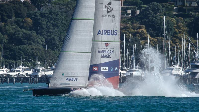 7. American Magic - Patriot - Waitemata Harbour - January 27, 2021 - 36th America's Cup photo copyright Richard Gladwell / Sail-World.com taken at New York Yacht Club and featuring the AC75 class