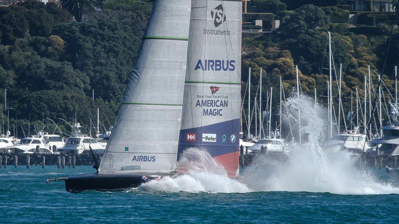 7. American Magic - Patriot - Waitemata Harbour - January 27, 2021 - 36th America's Cup - photo © Richard Gladwell / Sail-World.com