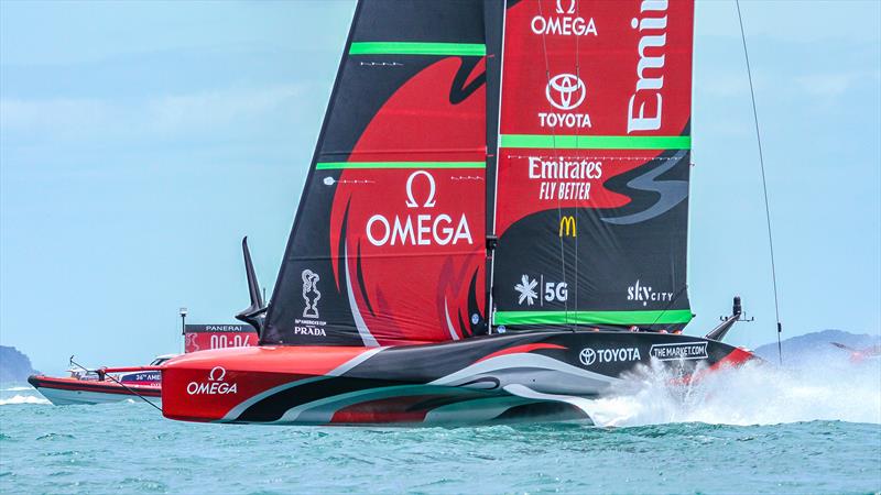 Emirates Team New Zealand- Training - December 2020 - America's Cup 36 - Course E - photo © Richard Gladwell / Sail-World.com / nz