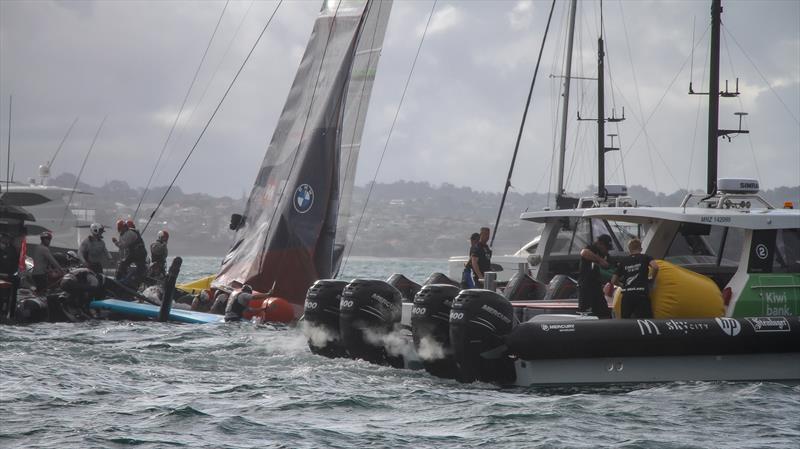 American Magic - Round Robin 2- Race - 3 Prada Cup - Course A- January 17, 2021 photo copyright Richard Gladwell - Sail-World.com/nz taken at Royal New Zealand Yacht Squadron and featuring the AC75 class