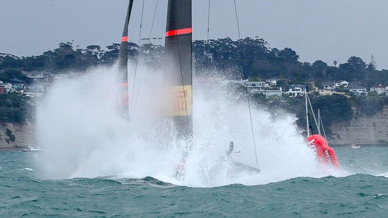 Luna Rossa - Prada Cup - Day 3 - RR2 - Race 2 January 17, 2021, Course A photo copyright Richard Gladwell - Sail-World.com/nz taken at Royal New Zealand Yacht Squadron and featuring the AC75 class