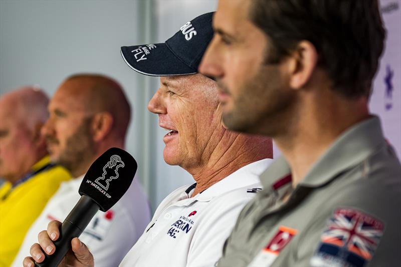 Terry Hutchinson (with mic) NYYC American Magic, 36th America's Cup. 14 January, 2021 - Auckland photo copyright Sailing Energy taken at Chicago Yacht Club and featuring the AC75 class