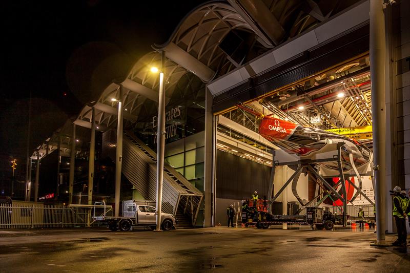 Emirates Team New Zealand Wind Powered Land Speed project - March 2022 photo copyright Emirates Team New Zealand taken at Royal New Zealand Yacht Squadron and featuring the AC75 class