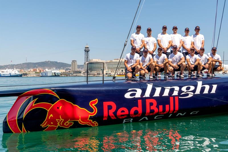 Alinghi Red Bull Racing launches in Barcelona photo copyright Alinghi Red Bull Racing / Olaf Pignataro taken at  and featuring the AC75 class