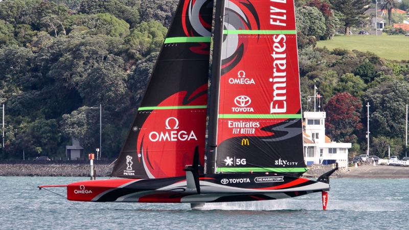 Te Rehutai, Emirates Team New Zealand - October 05, 2020 - Waitemata Harbour - America's Cup 36 photo copyright Richard Gladwell, Sail-World.com / nz taken at Royal New Zealand Yacht Squadron and featuring the AC75 class