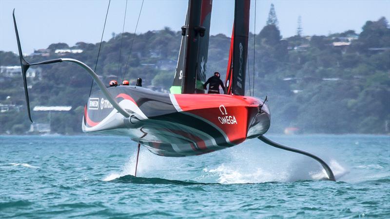 Te Aihe, Emirates Team New Zealand - October 05, 2020 - Waitemata Harbour - America's Cup 36 photo copyright Richard Gladwell, Sail-World.com / nz taken at Royal New Zealand Yacht Squadron and featuring the AC75 class