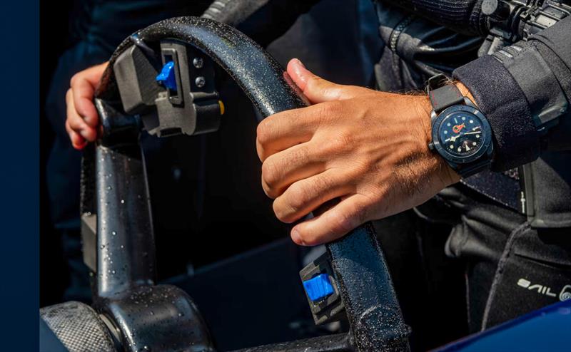 Alinghi Red Bull Racing wheel controls - First sailing day - August 31, 2022 - Barcelona photo copyright Alinghi RBR taken at Société Nautique de Genève and featuring the AC75 class