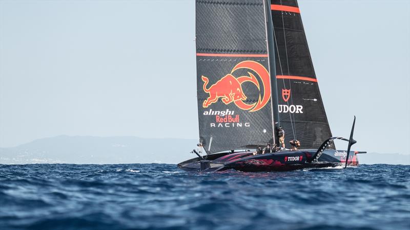 America's Cup Recon - Alinghi Red Bull Racing - B1 - AC75 - D9 - September 2022 photo copyright Alex Carabi / America's Cup taken at Société Nautique de Genève and featuring the AC75 class