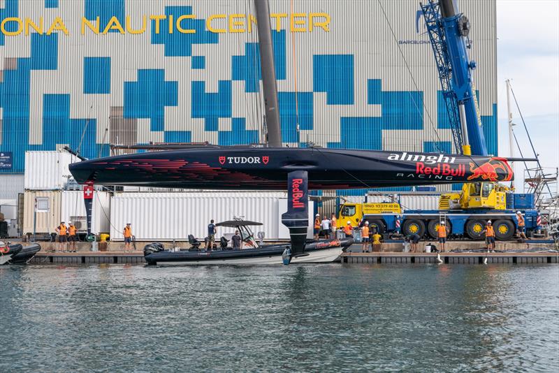 America's Cup Recon - Alinghi Red Bull Racing - B1 - AC75 - D9 - September 2022 photo copyright Alex Carabi / America's Cup taken at Société Nautique de Genève and featuring the AC75 class