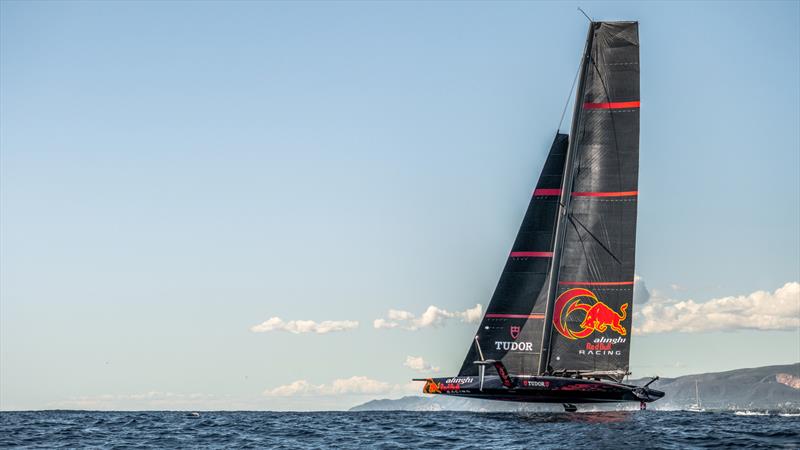 Alingi Red Bull Racing - Barcelona - September 30, 2022 - photo © America's Cup/Alex Carabi