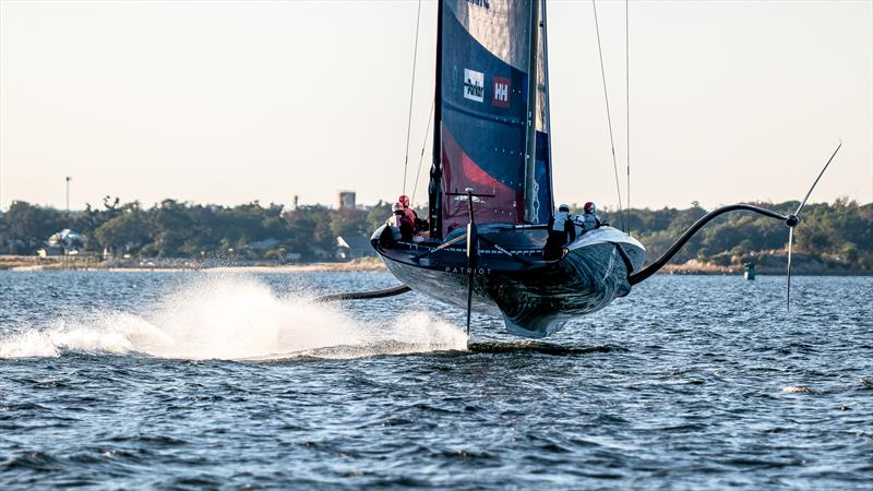 American Magic -  AC75 - November 18, 2022 - Pensacola, Fl photo copyright Paul Todd/America's Cup taken at New York Yacht Club and featuring the AC75 class