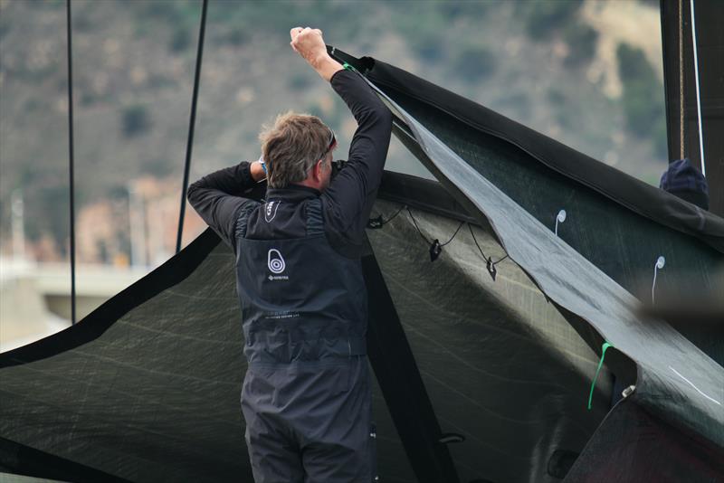 Alinghi Red Bull Racing -  AC75 - January 11, 2023 - Barcelona photo copyright Alex Carabi / America's Cup taken at Société Nautique de Genève and featuring the AC75 class