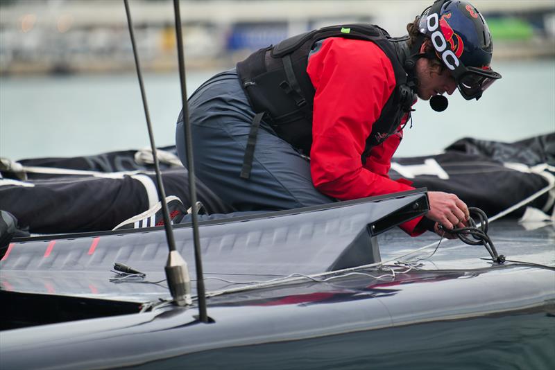 Alinghi Red Bull Racing -  AC75 - January 11, 2023 - Barcelona photo copyright Alex Carabi / America's Cup taken at Société Nautique de Genève and featuring the AC75 class