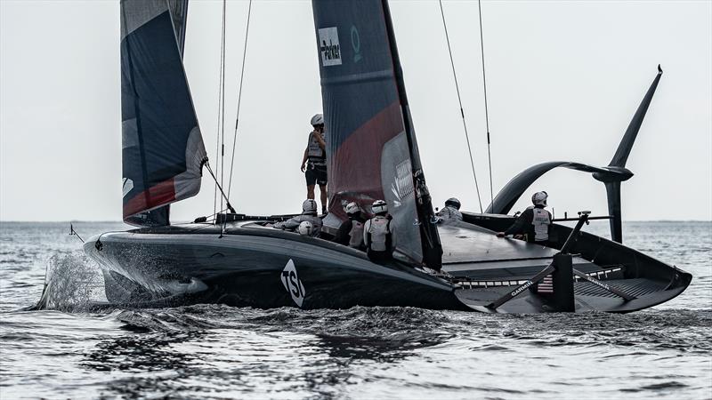 In a speed build - American Magic -  Patriot - AC75 - January 17, 2023 - Pensacola, Florida photo copyright Paul Todd/America's Cup taken at New York Yacht Club and featuring the AC75 class