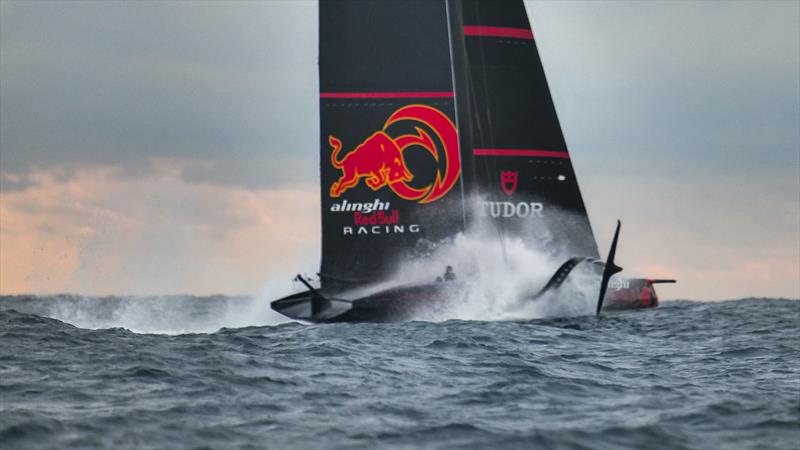 Alinghi Red Bull Racing -  AC75 - January 24, 2023 - Barcelona photo copyright Alex Carabi / America's Cup taken at Société Nautique de Genève and featuring the AC75 class