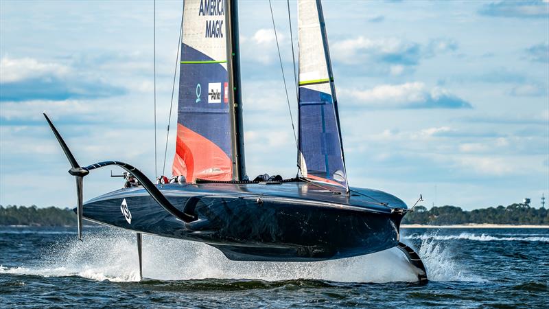 American Magic - Patriot - AC75 - January 25, 2023 - Pensacola, Florida - photo © Paul Todd/America's Cup