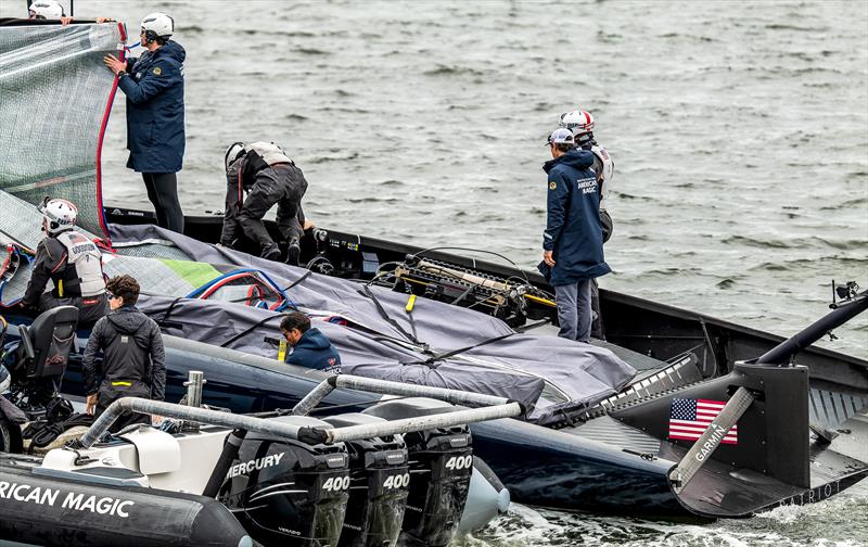 American Magic -  Patriot - AC75 - January 25, 2023 - Pensacola, Florida photo copyright Paul Todd/America's Cup taken at New York Yacht Club and featuring the AC75 class