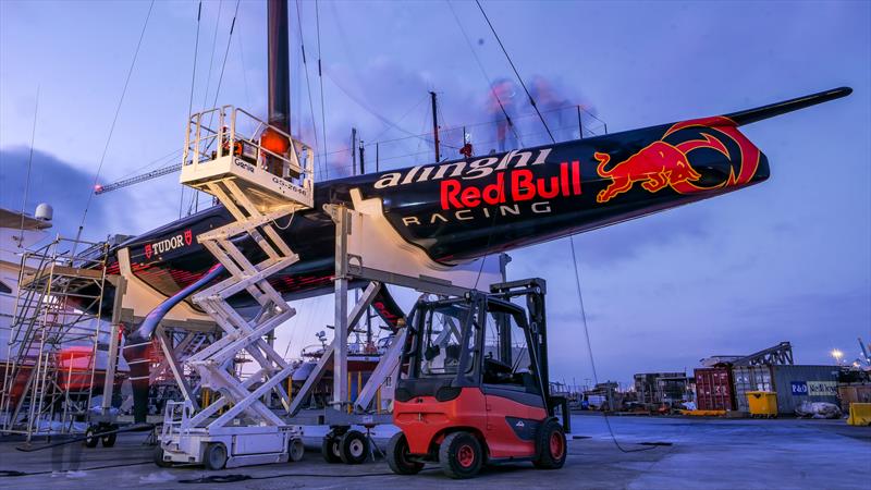 Alinghi Red Bull Racing -  AC75 - January 27, 2023 - Barcelona photo copyright Alex Carabi / America's Cup taken at Société Nautique de Genève and featuring the AC75 class