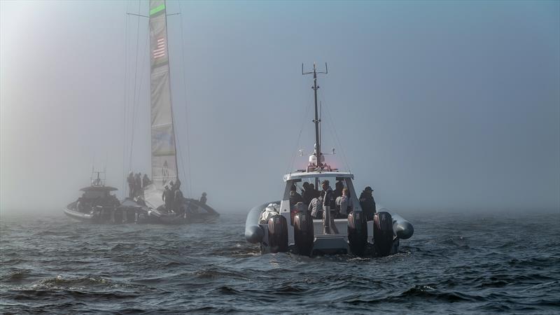 American Magic - Patriot -  AC75 - January 30, 2023 - Pensacola photo copyright Paul Todd/America's Cup taken at New York Yacht Club and featuring the AC75 class