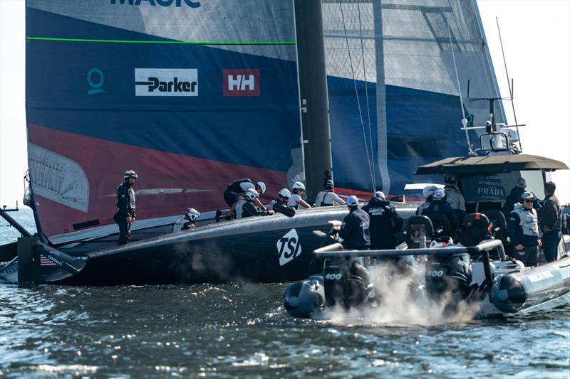 American Magic - Patriot -  AC75 - January 30, 2023 - Pensacola photo copyright Paul Todd/America's Cup taken at New York Yacht Club and featuring the AC75 class